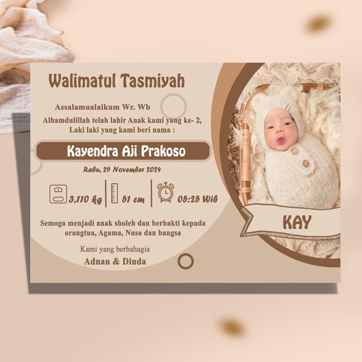 

KARTU TASYAKURAN Aqiqah KELAHIRAN MURAH / STICKER TASYAKURAN AQIQAH MURAH / BABY SHOWER MURAH