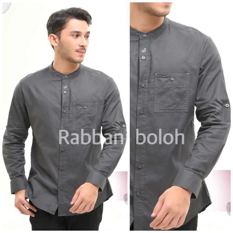 kemko hiro zhafir mst - rabbani - kemko naqeeb blg - baju koko lengan panjang rabbani - kemko rabani