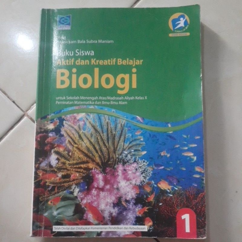 Buku Biologi Kelas 10, Penerbit Grafindo Media Pratama