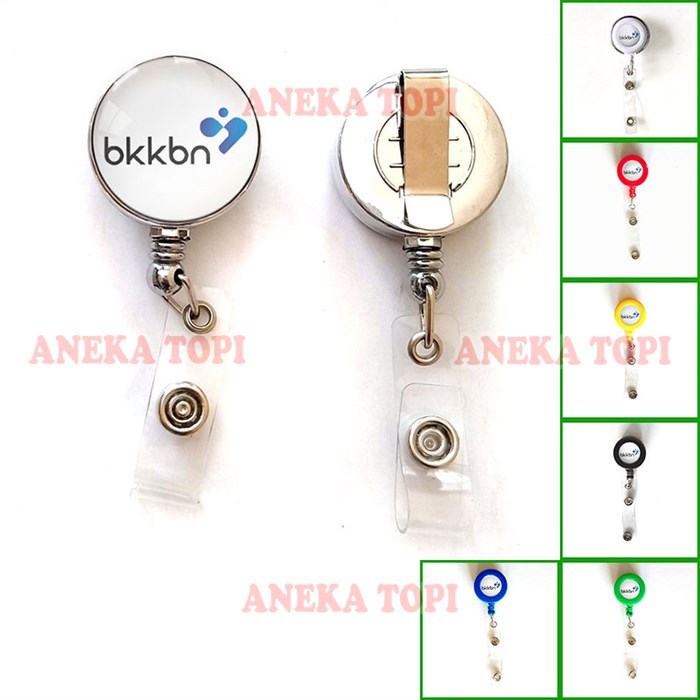 ID Card Yoyo BKKBN Gantungan Murah ID Card Holder Logo BKKBN - Aneka Topi