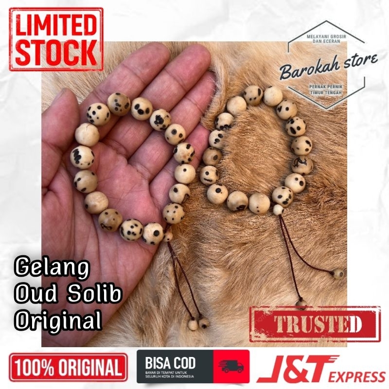 Gelang Pria Wanita Keren Oud Sholib Original