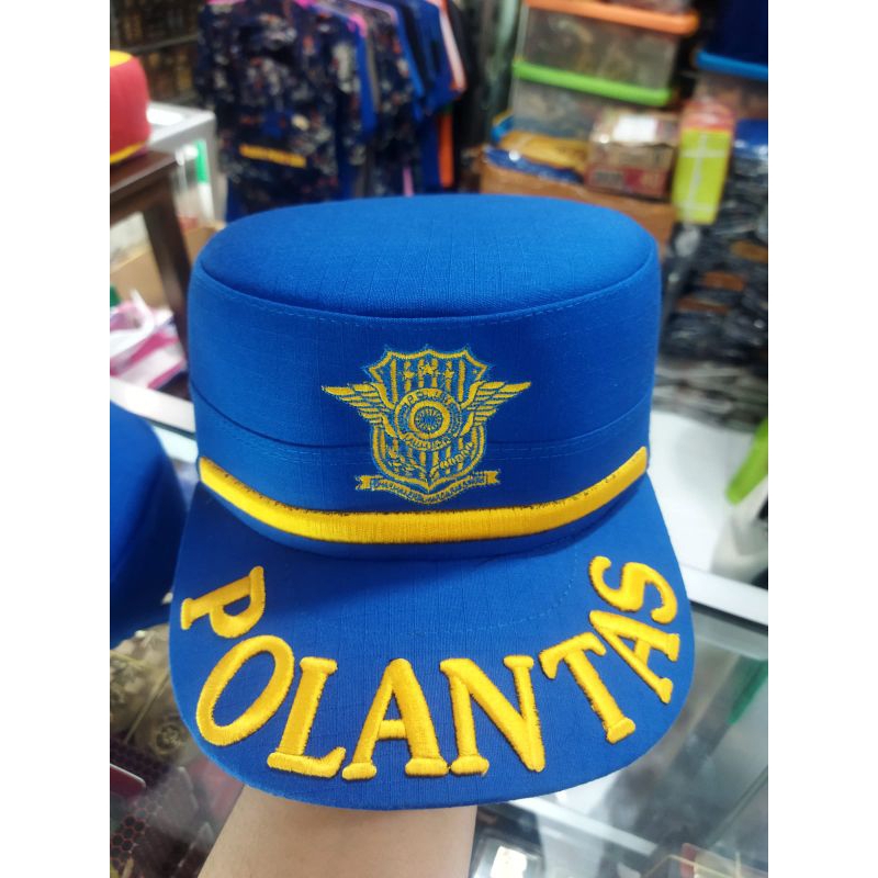 Topi Komando Polantas Topi Biru
