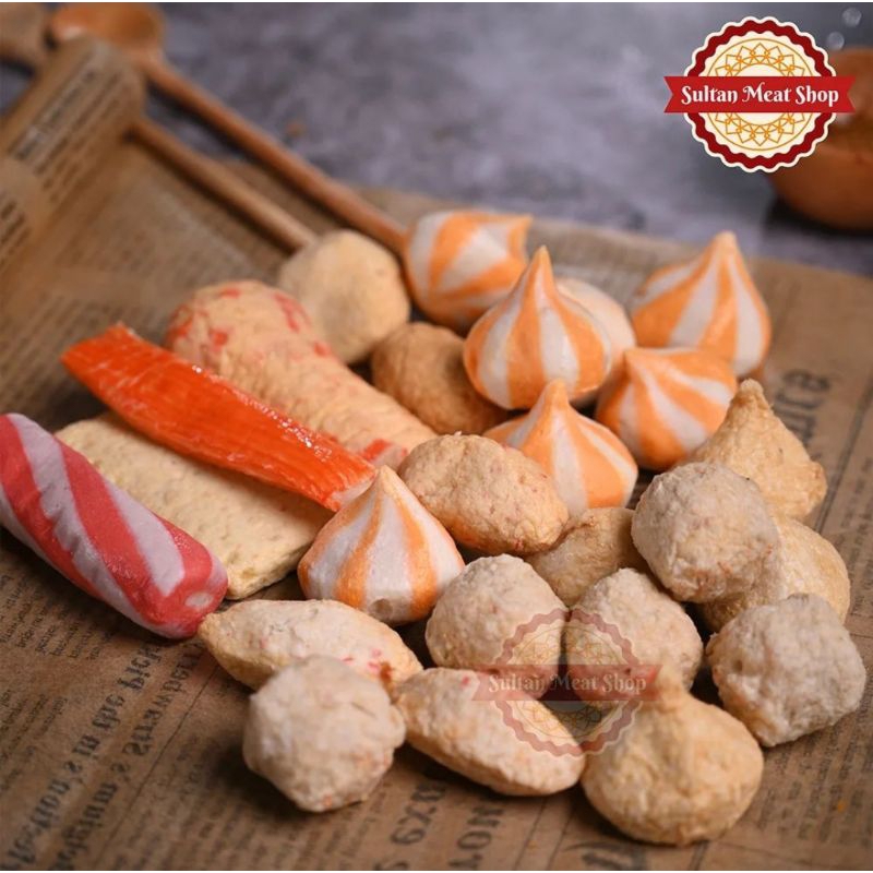 

Baso Seafood Campur (Curah seperti Cedea) 500gram