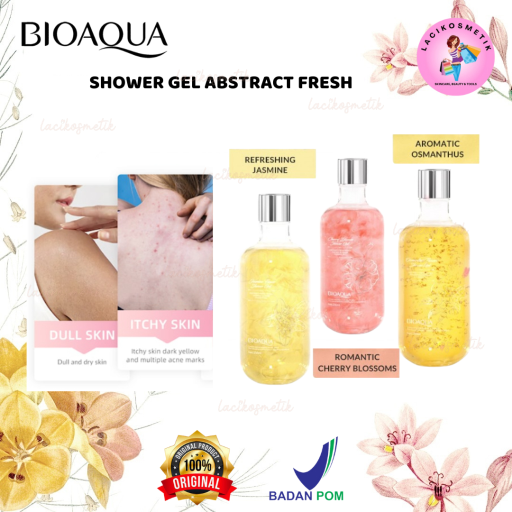 ✨LACIKOSME✨  BIOAQUA SHOWER GEL ABSTRACT FRESH - SHOWER GEL BIOAQUA