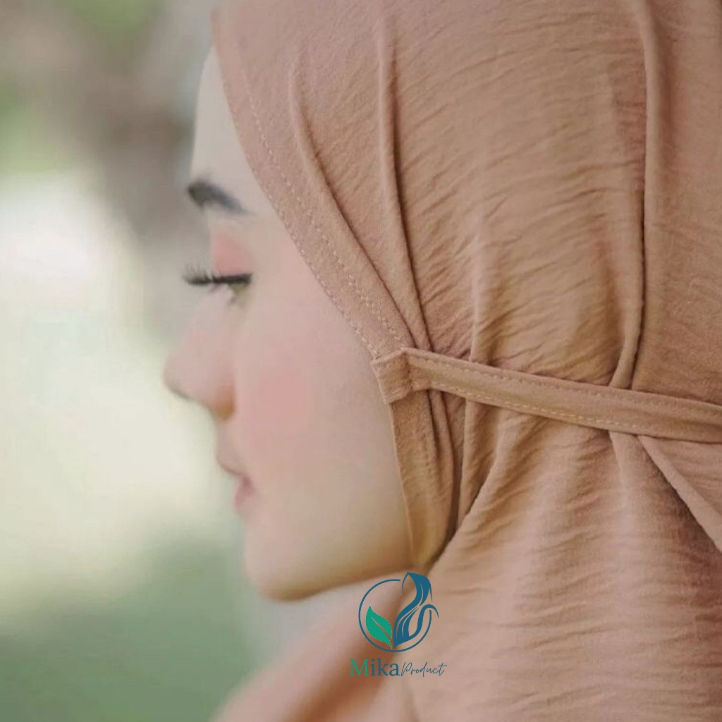 RB HIJAB BERGO CRINKLE AIRFLOW PREMIUM/Kerudung Bergo Bahan Crinkle Airflow Premium