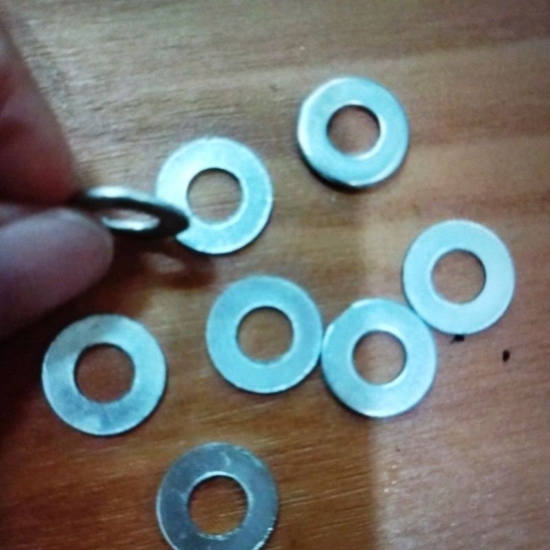 RING PLAT 3MM GALVANIS 100 PCS M3