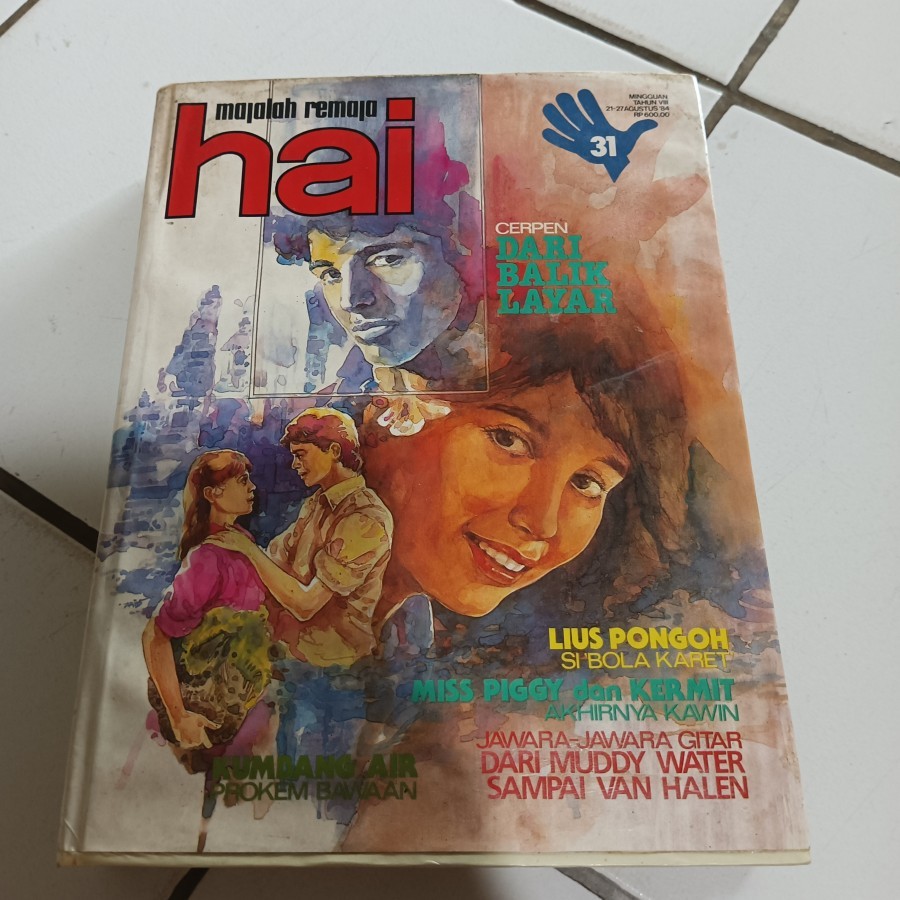 Bundel Majalah Hai Jadul No.31-39 1984 9 Majalah