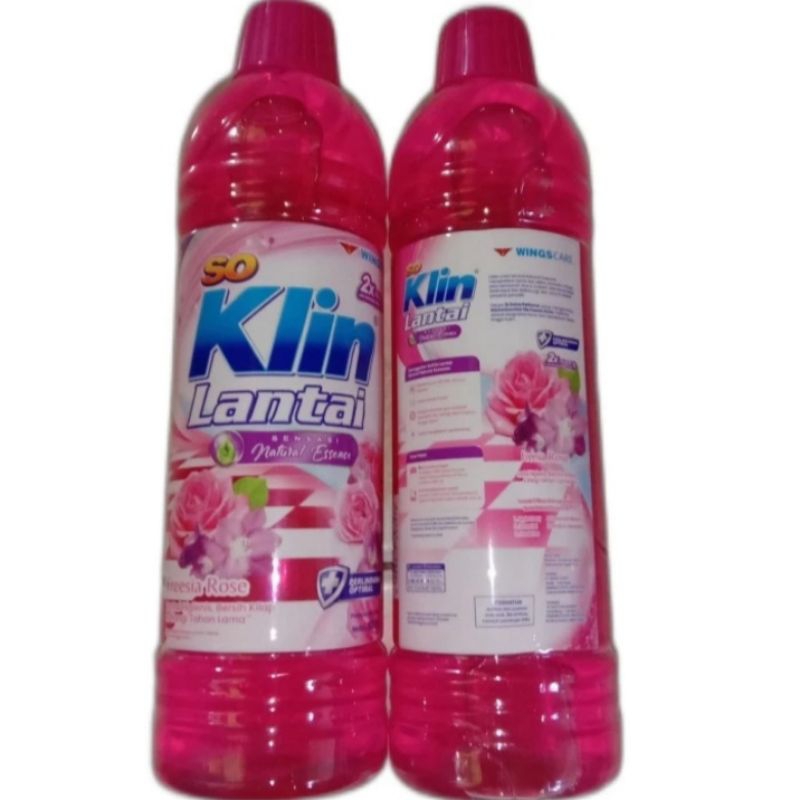 Soklin Lantai Rose Botol 900Ml, Soklin Lantai Citrus Lemon Botol 900Ml, Soklin Lantai Apel Botol 900