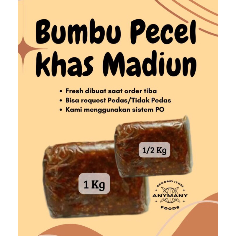 

sambel Pecel khas madiun (enak dan fresh)