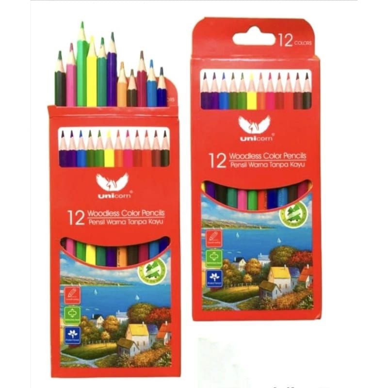 

ATK-POINT | UNICORN 12 COLOR PENCIL | PENSIL 12 WARNA CP-2012