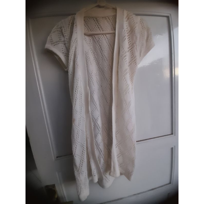 Cardigan Putih (Preloved)