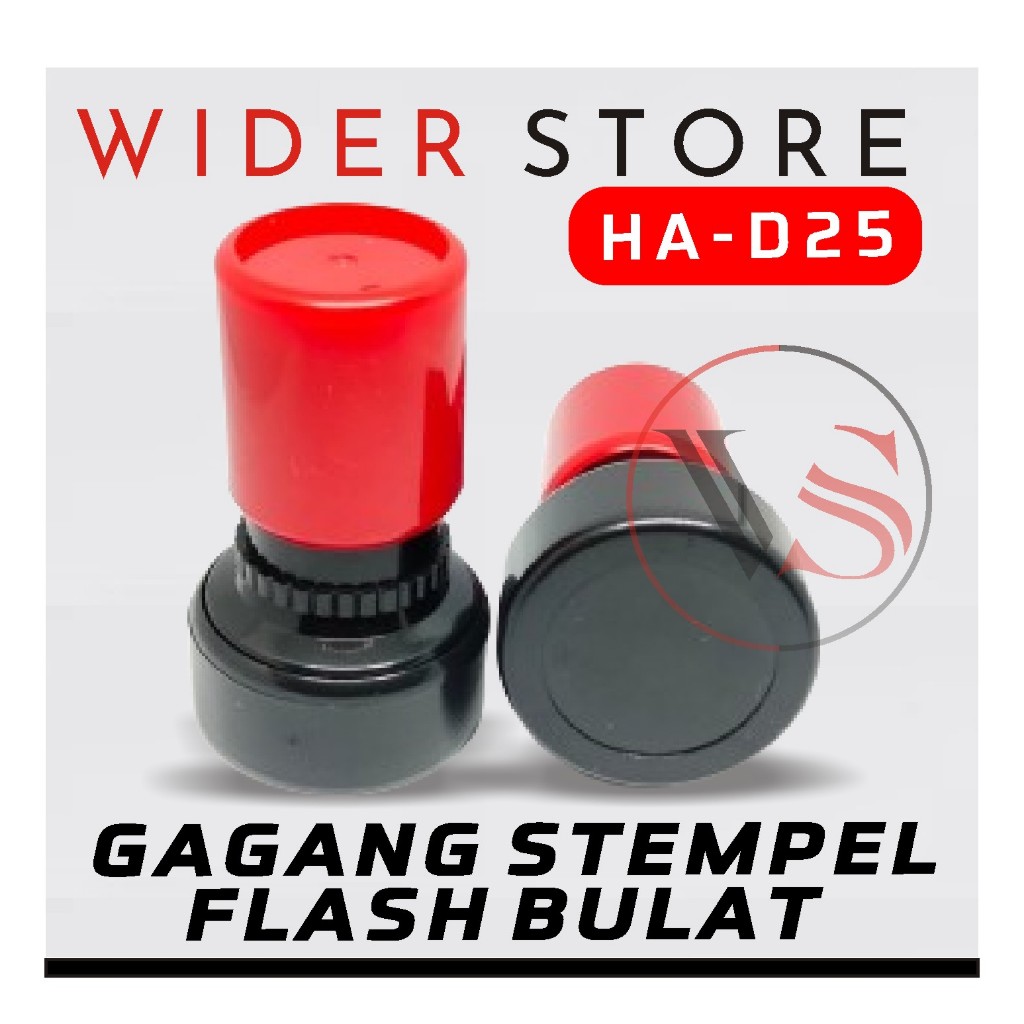 

gagang stempel flash bulat D25