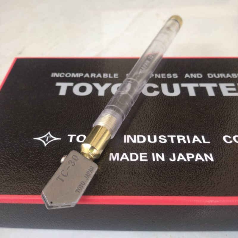 Tc 30 glass cutter original pemotong kaca toyo tc 30 maksimum ketebalan kaca 12 mm