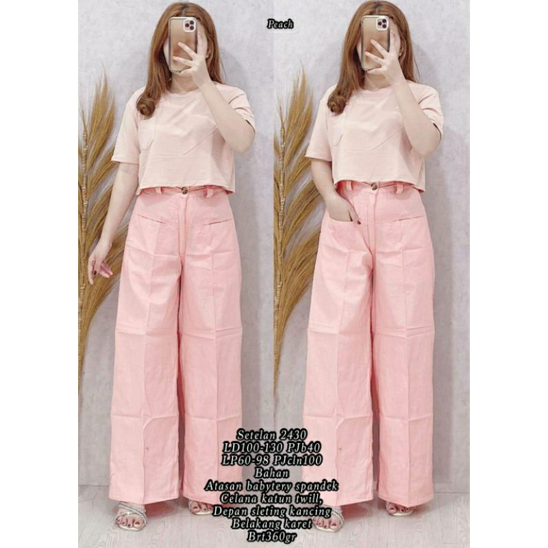 SETELAN 2430 KATUN TWILL