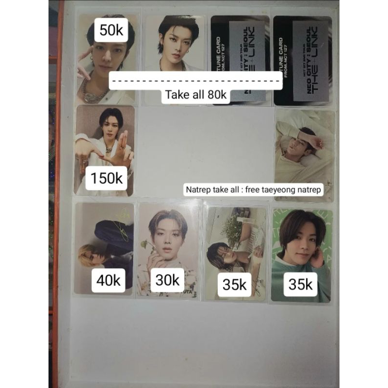 PC Yuta NCT 127 (MD The Link, nature republic, etc)