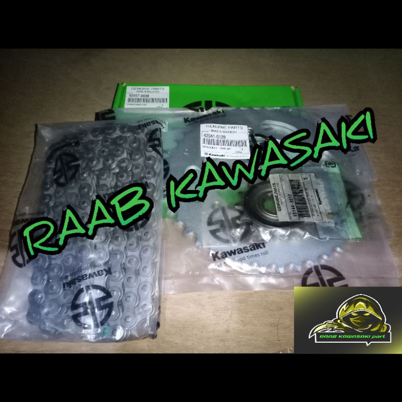 gir set ninja 250 rr mono/z250sl original kawasaki