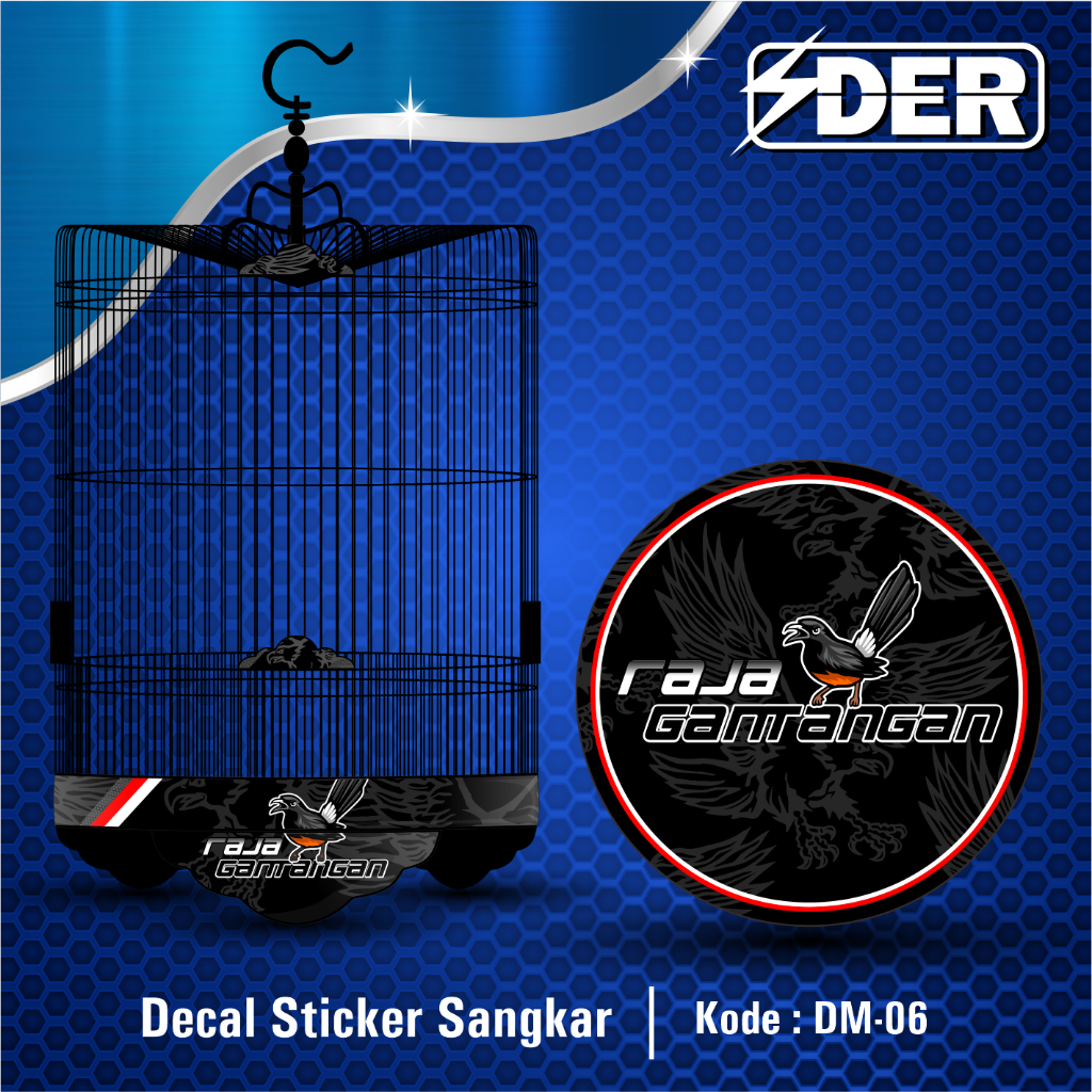 Decal Sangkar Bulat Murai Batu BNR EBOD ORIQ