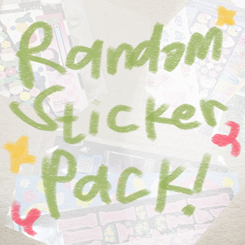 

random korean sticker pack!