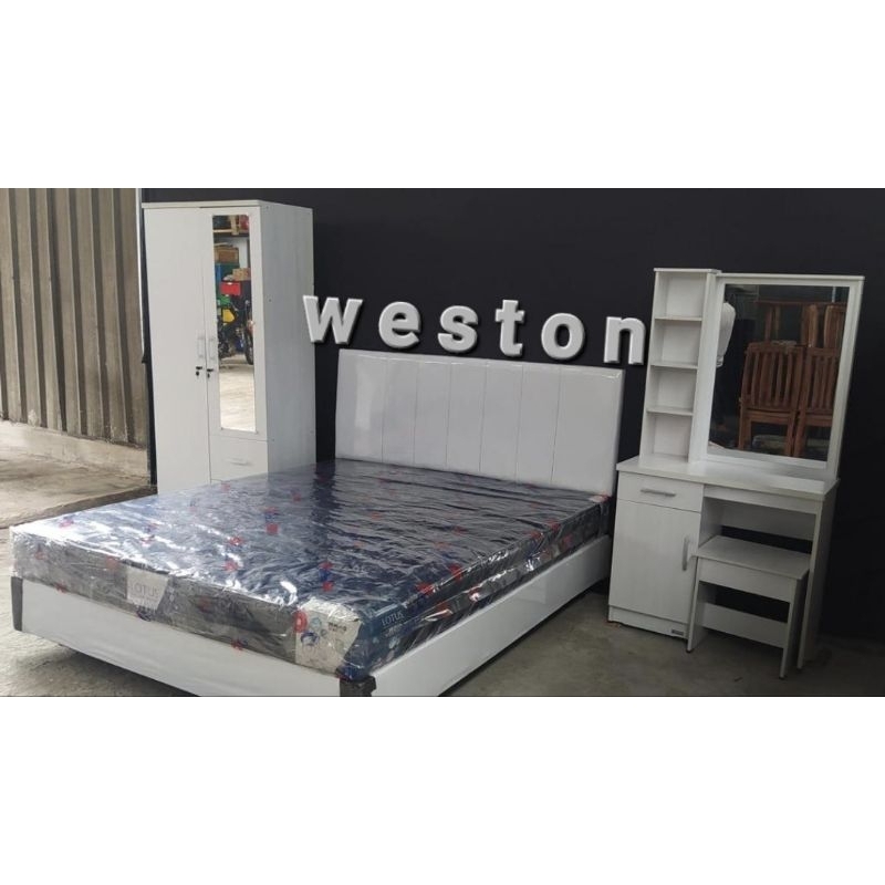 KAMAR SET ( KASUR.. LEMARI PAKAIAN DAN MEJA RIAS)