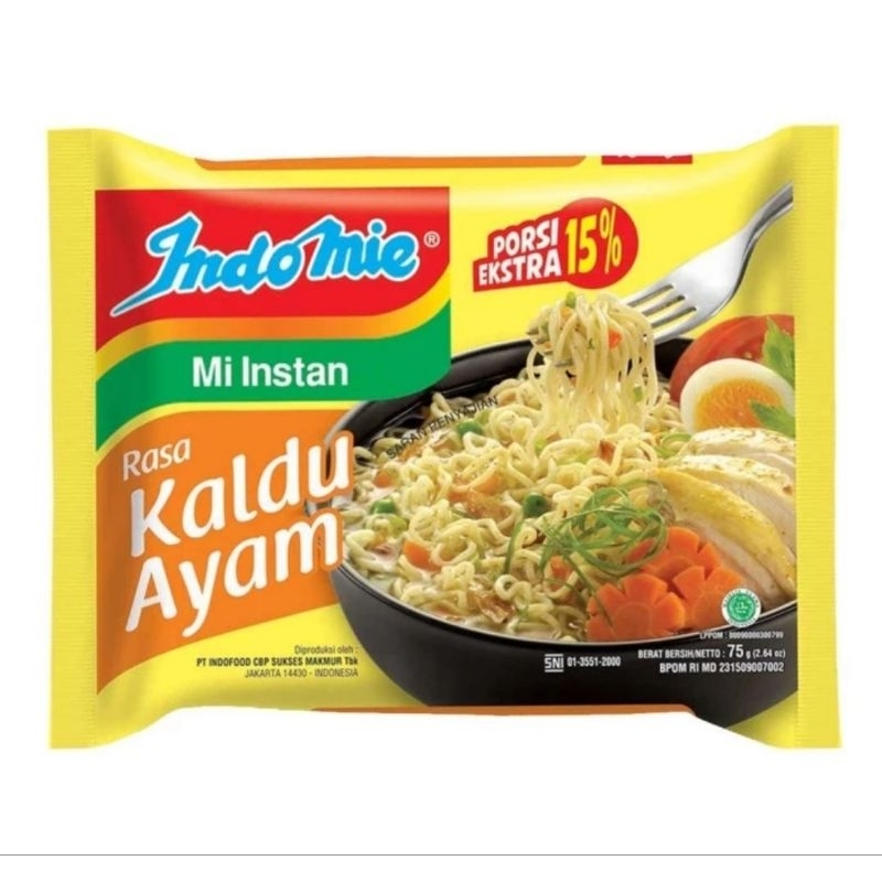 

Indomie Mie Instan Kuah Rasa Kaldu Ayam isi 72 gram