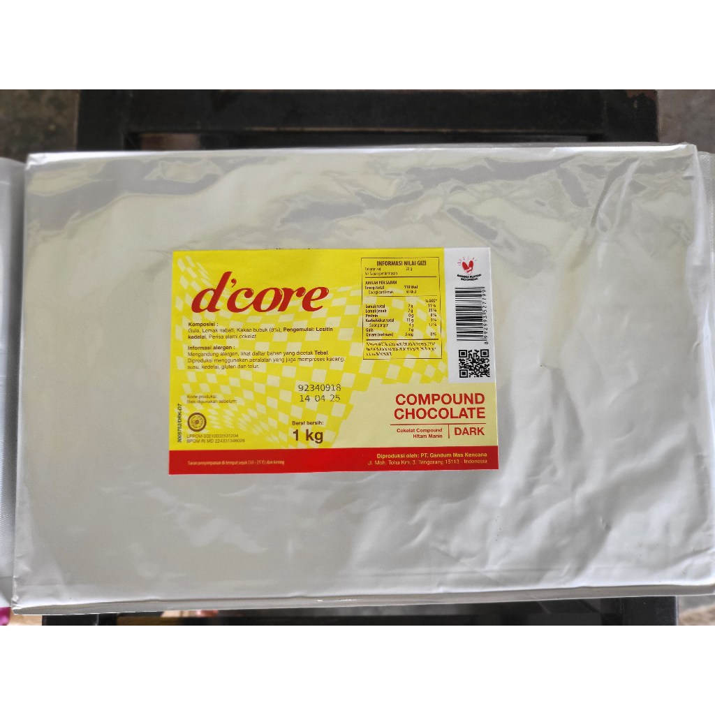 

Coklat Batang D'core Dark 1 kg