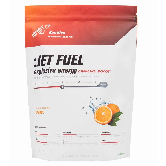 INFINIT Jet  Fuel  Explosive Energy Caffeine Boost - ORANGE