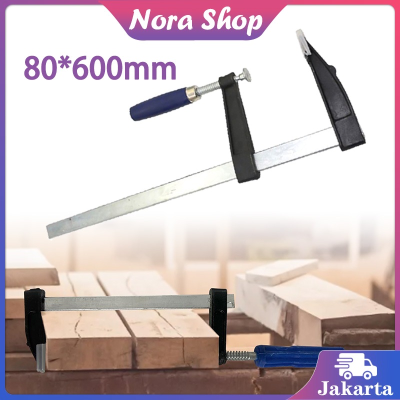 Catok Kayu Clamp F Besttools 60*8cm Alat Penjepit Kayu Panjang Clamp Kayu Klem Jepit Kayu