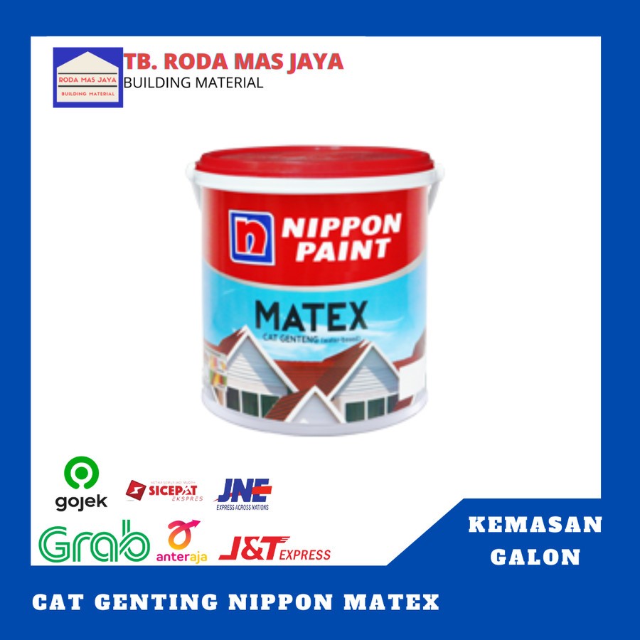Cat Genteng Nippon/ Cat Pelapis Genteng Matex Nippon Warna Pre order