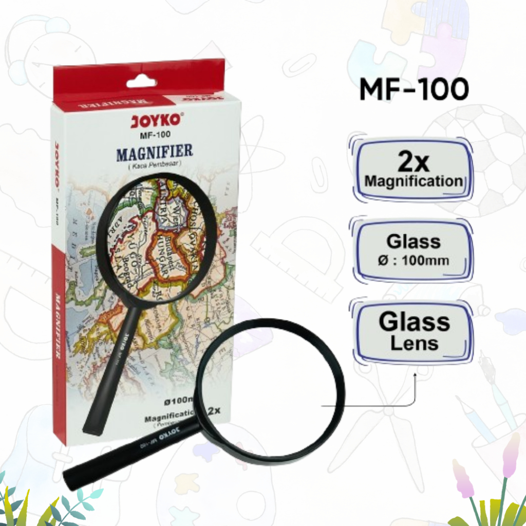 

Kaca Pembesar Magnifier MF-100 Joyko