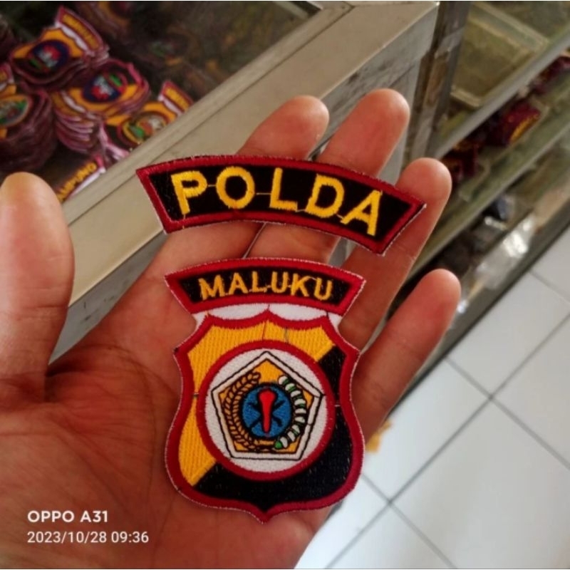 BADGE BORDIRAN POLDA MALUKU