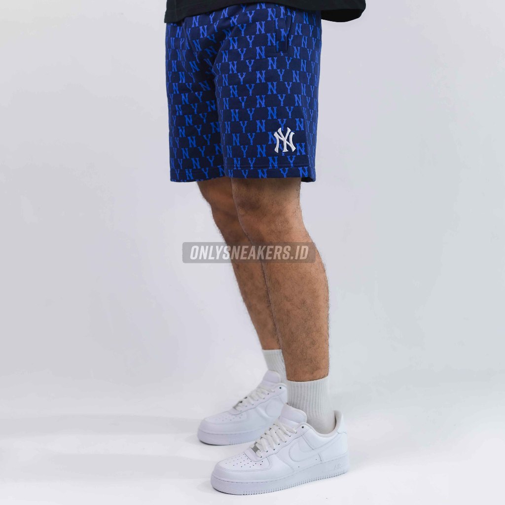 MLB KOREA NEW YORK YANKEES MONOGRAM NAVY SHORT PANTS