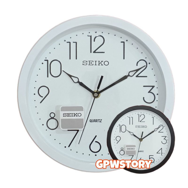 Jam dinding Seiko 26cm Detak/Sweep