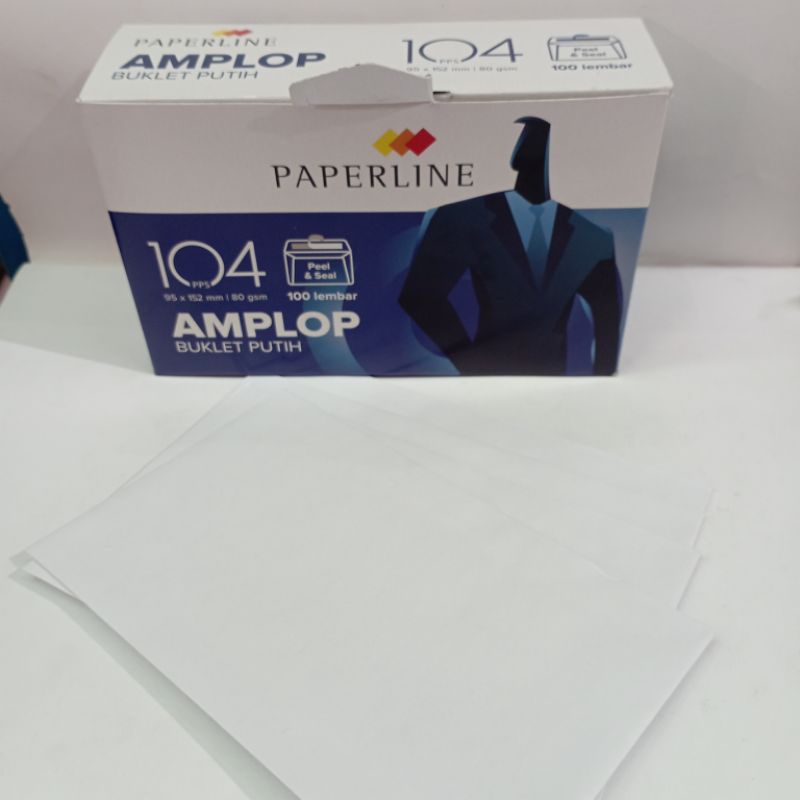 

AMPLOP PAPERLINE 104 isi 100 lembar / pack