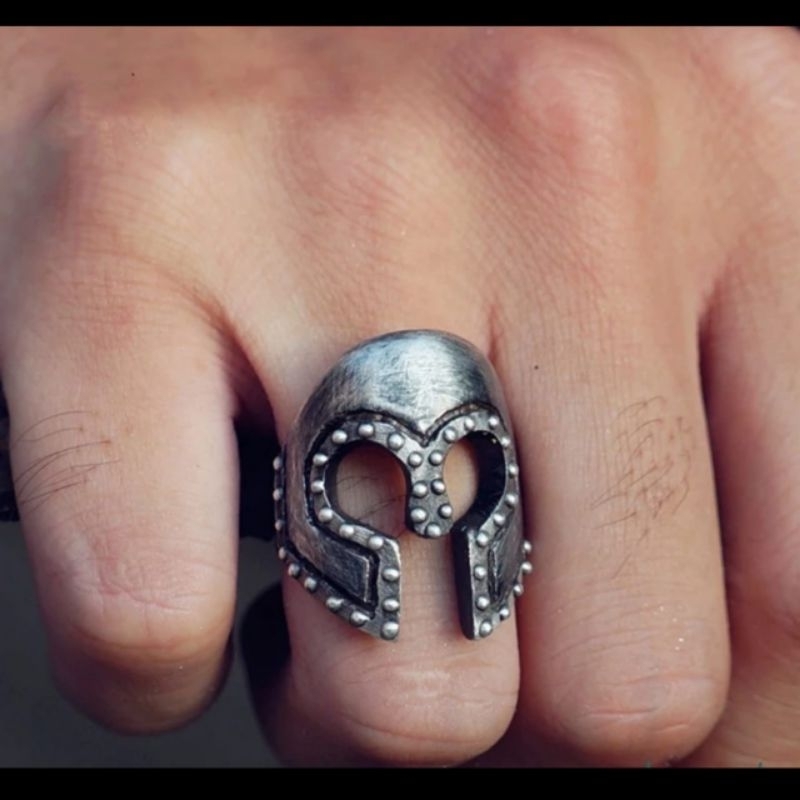Cincin Topeng Spartan Prajurit Adjustable