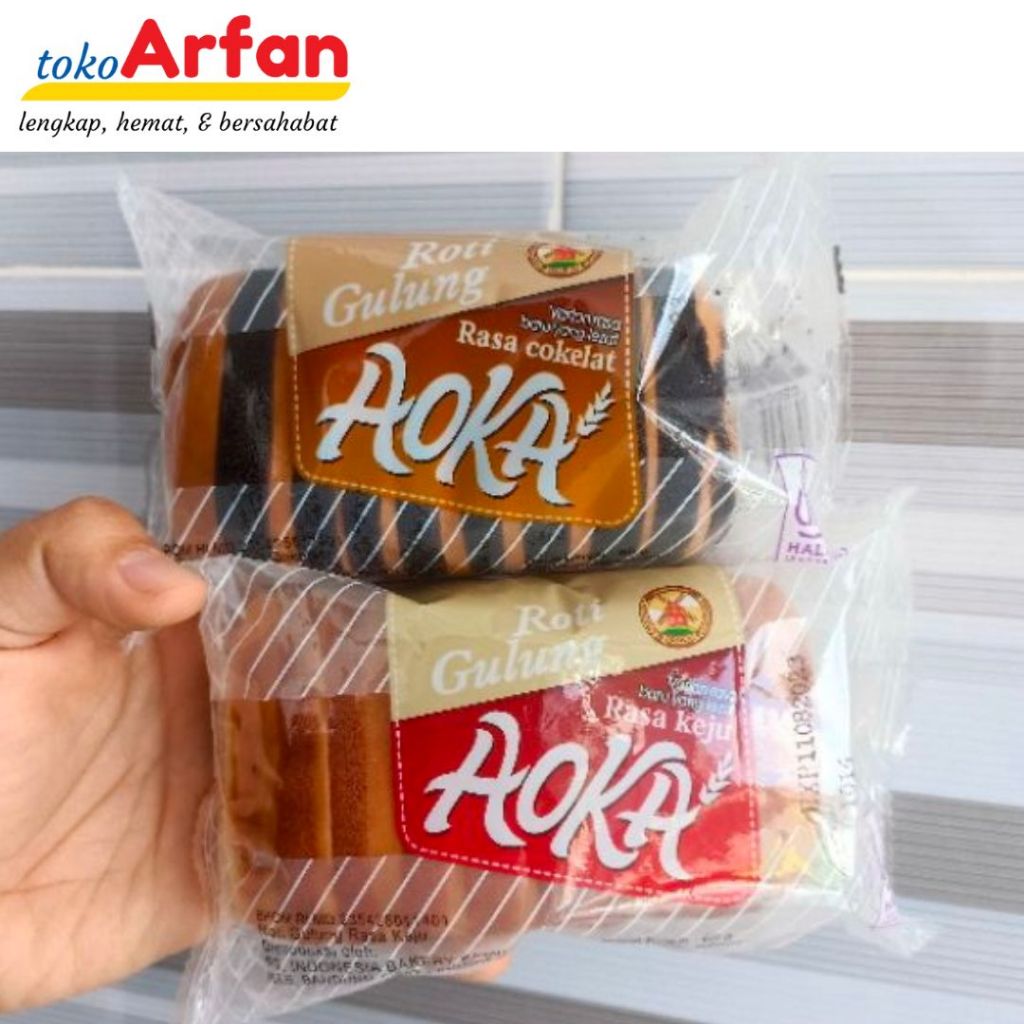 

Roti Gulung Aoka Murah 1 dus isi 60 Varian Lengkap