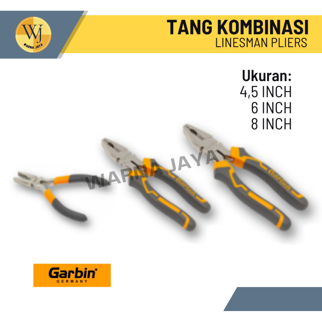 GARBIN Tang Kombinasi 4.5 Inch – 8 Inch Seri Experten