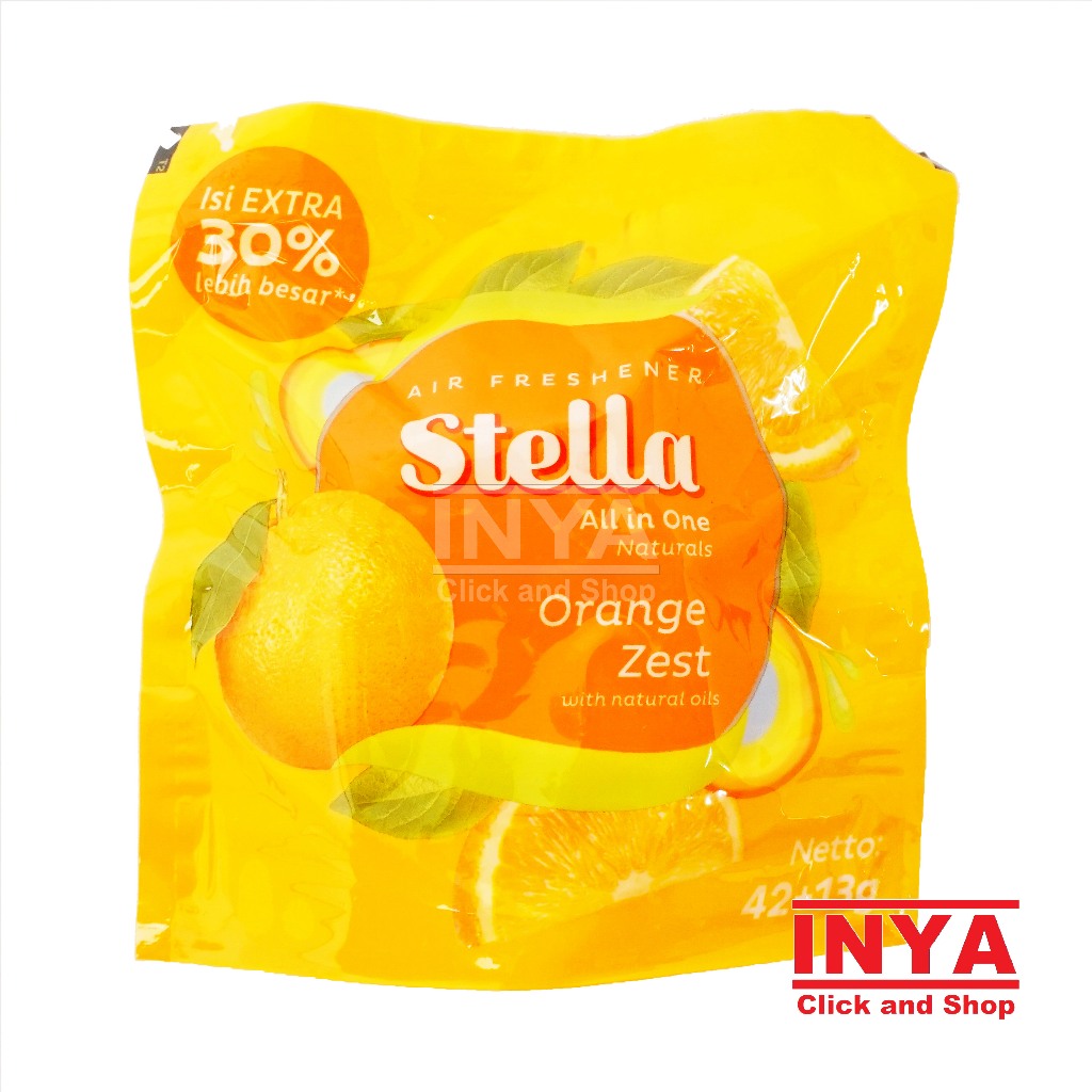 STELLA Orange Zest Air Freshener 42gr - Stella Gantung - Pengharum Ruangan