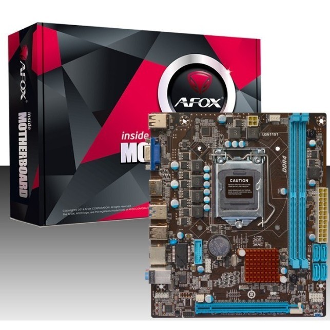 MOTHERBOARD AFOX B250MA V2 soket 1151