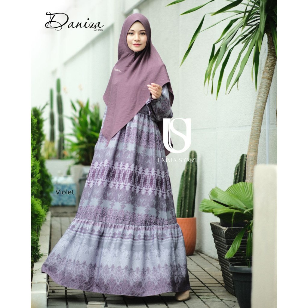 Gamis Daniza by Umma I Gamis Ethnic Umma l Gamis Rayon Motif Ethnic