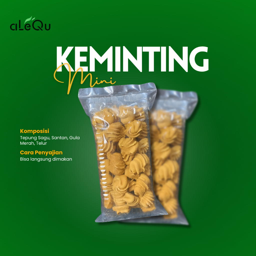 

Keminting Mini (150g) Khas Kutai Barat Kalimantan Timur