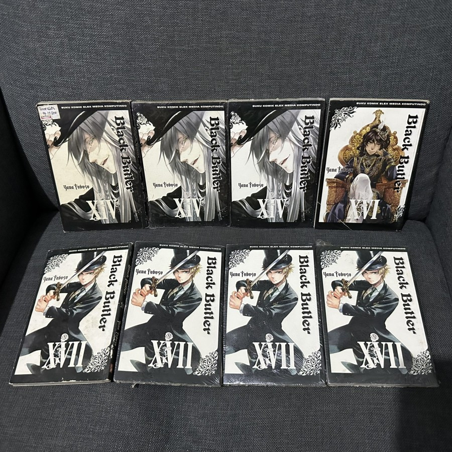 Komik Black Butler 14 16 17 (Yana Toboso)