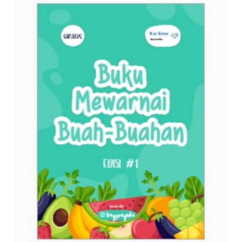 

BUKU MEWARNAI TEMA BUAH BUAHAN COCOK UNTUK ANAK TK & PAUD