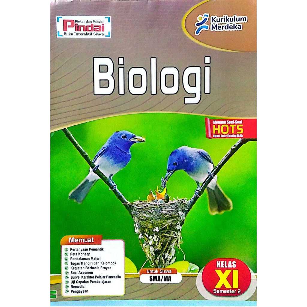 Buku LKS Biologi kurikulum Merdeka Kelas 11 SMA/MA Semester 2