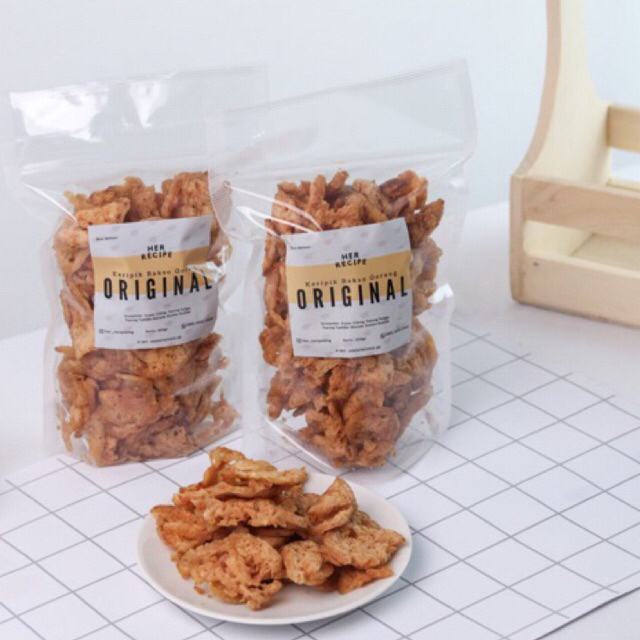 

Keripik Basreng Original 200gr HER Asli Ayam Udang