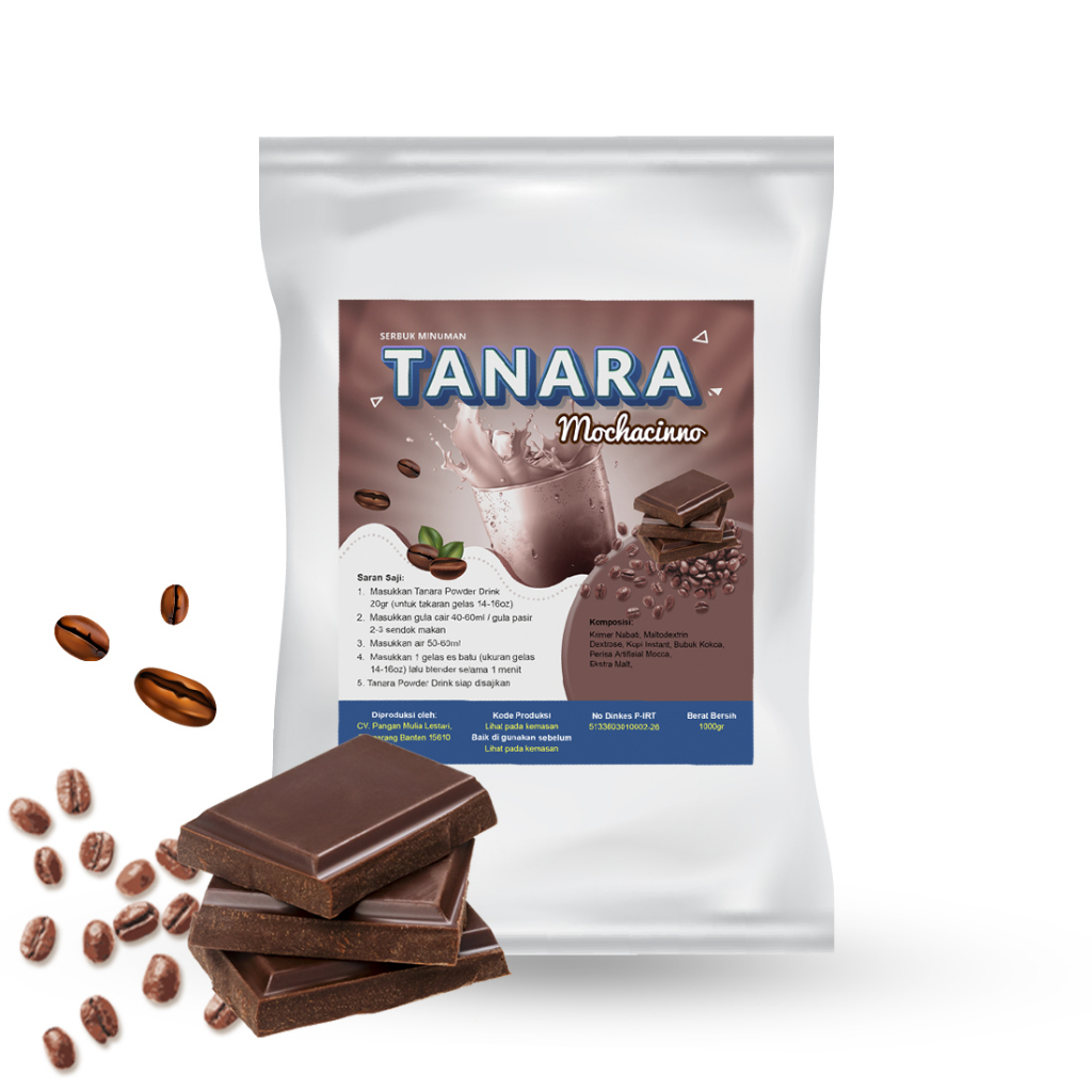 

Bubuk Mochaccinno Premium Mix Gula - Serbuk Minuman Premium Mix Gula - Tanara Powder