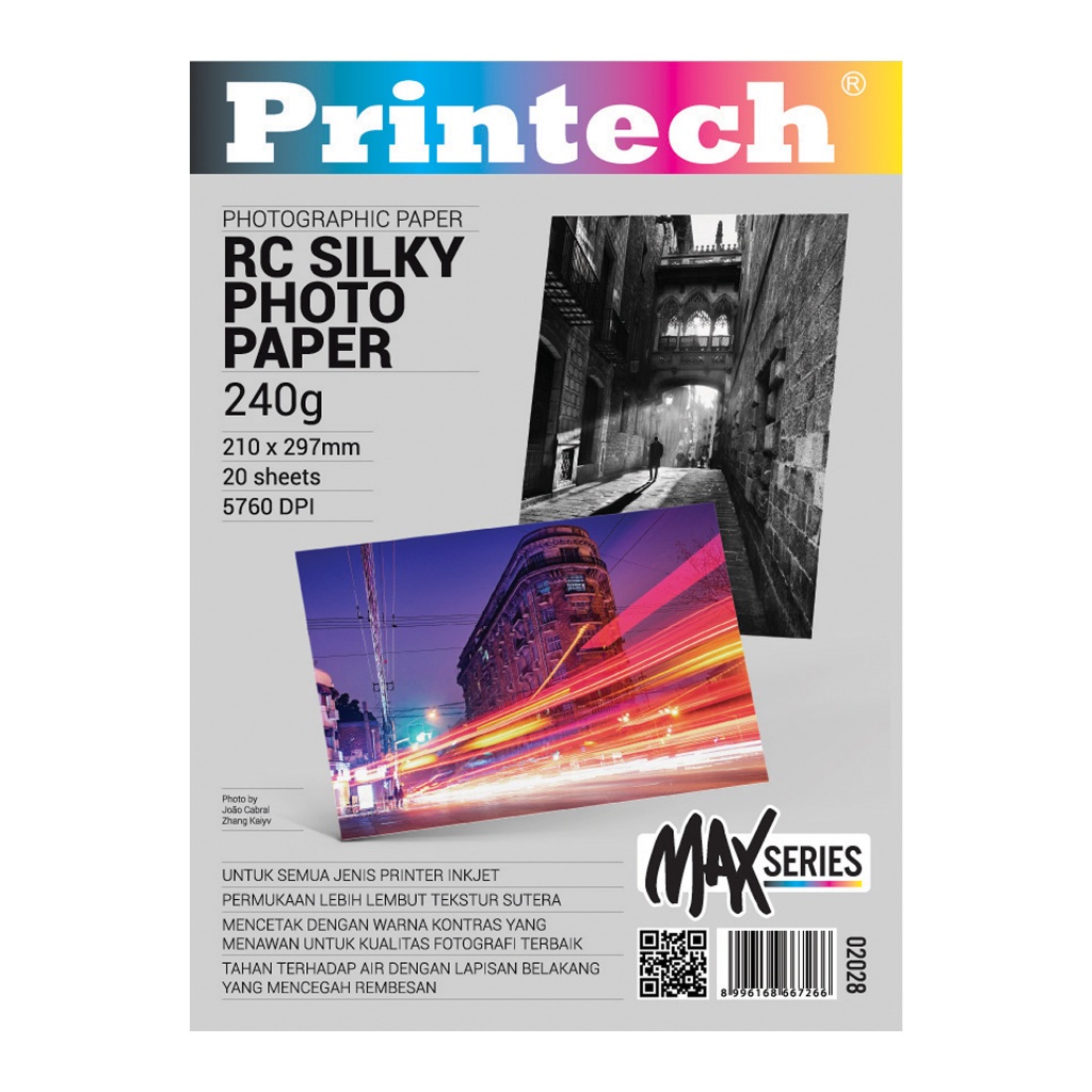 

PRINTECH Kertas Foto / Photo Paper MAX RC Silky A4 240gsm - 02031