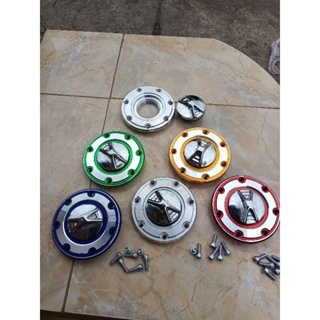 COVER TUTUP TANGKI NINJA WARNA +BAUT [TUTUP SET BAUT ]TUTUP COVER TANGKI NINJA R MODEL CNC