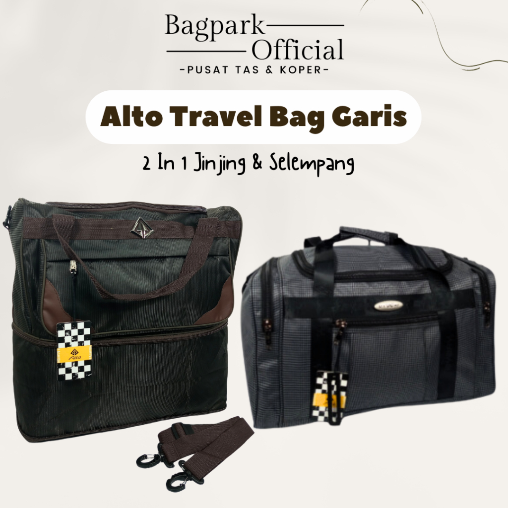 Tas Pakaian Alto / Tas Pakaian Tebal / Travelbag Jumbo / Tas Travelling / Tas Jalan Jalan / Tas Mudi