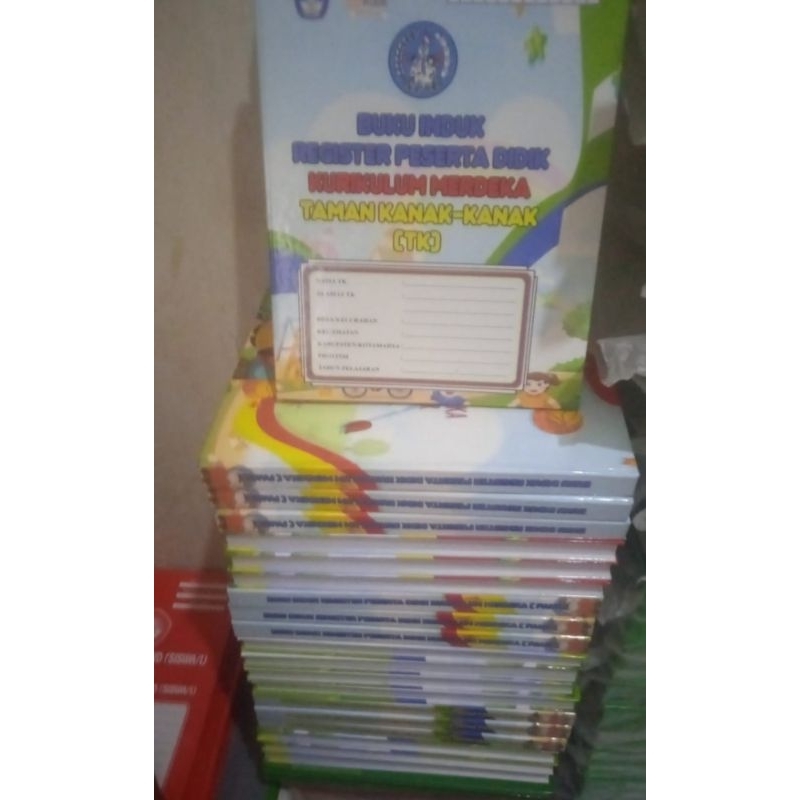 

Buku Induk Register Peserta Didik Kurikulum Merdeka Taman Kanak kanak (TK)