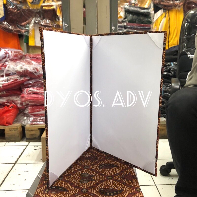 

Map batik map upacara map kantor pakai logo (coating garuda)